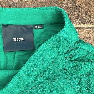2 for $12 Anthro Maeve Emerald Green Skirt
